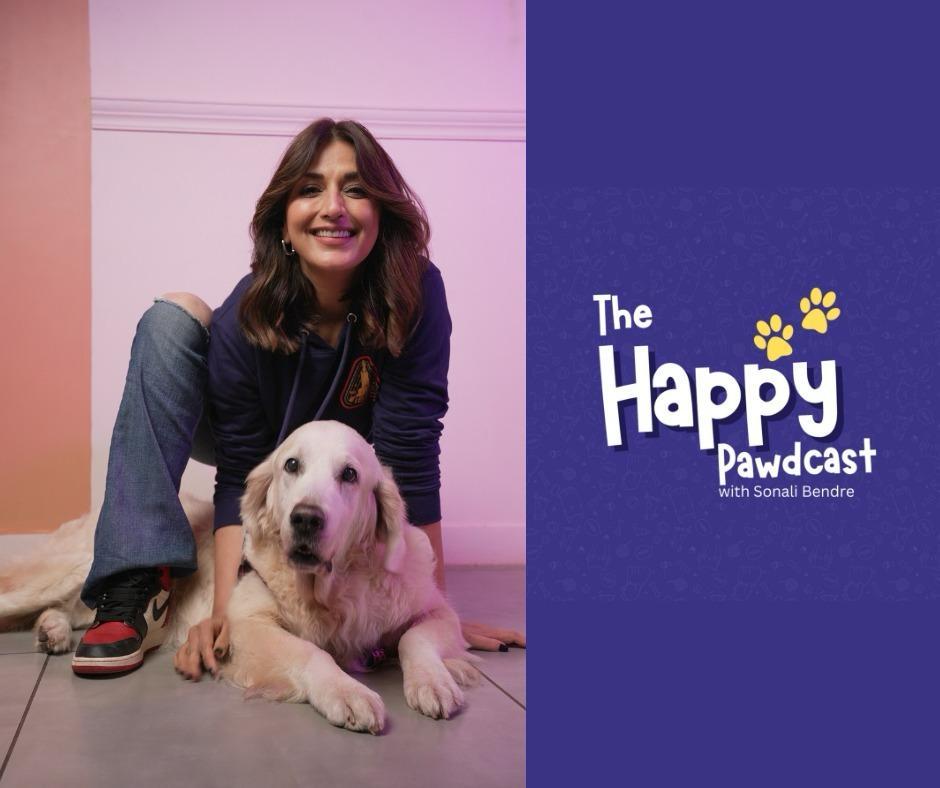 Voices for the Voiceless: Sonali Bendre's 'Happy Pawdcast' by RosePod Elevates Pet Parenting in India